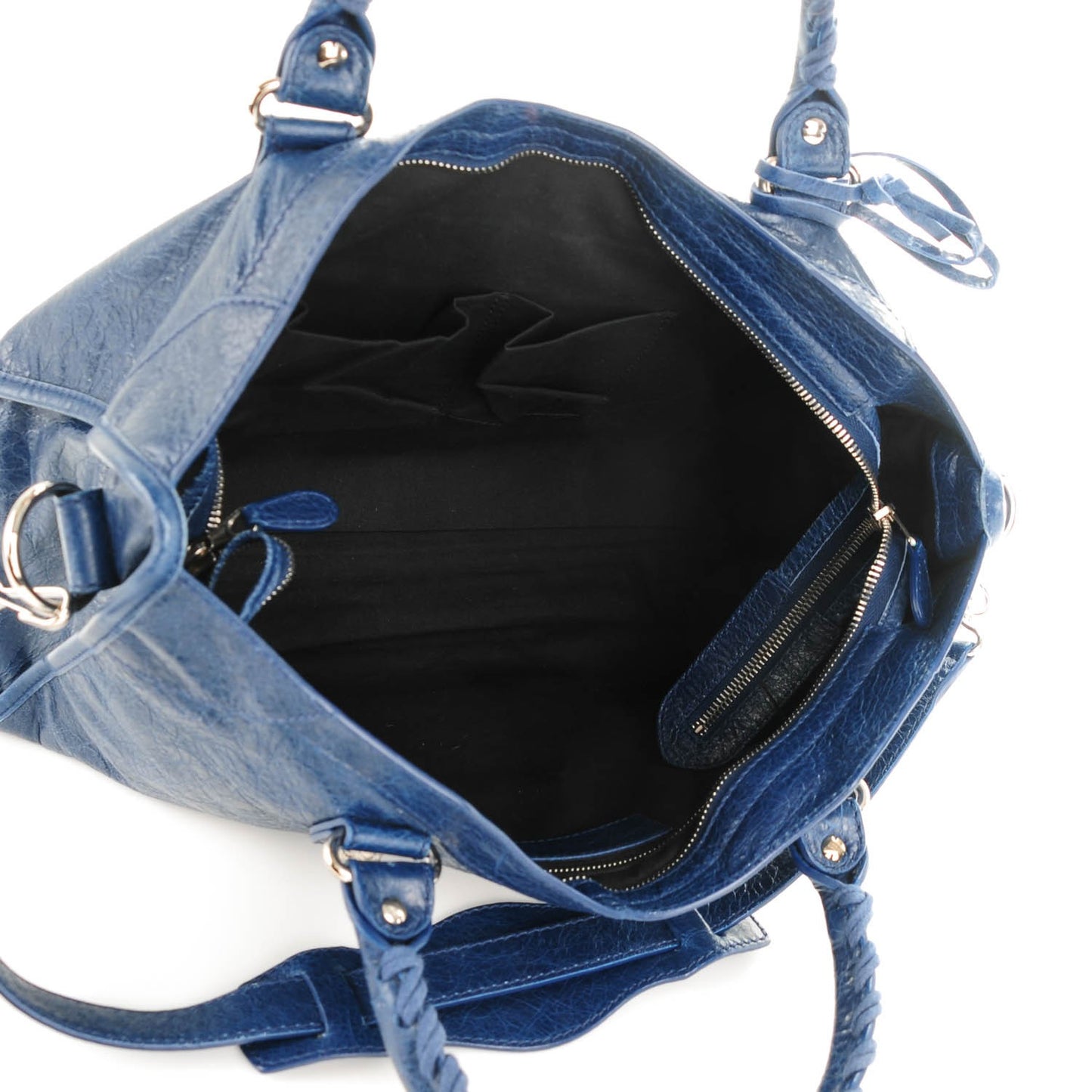 Agneau Giant 12 Silver Hardware City Bleu Mineral Light Bleu Mineral
