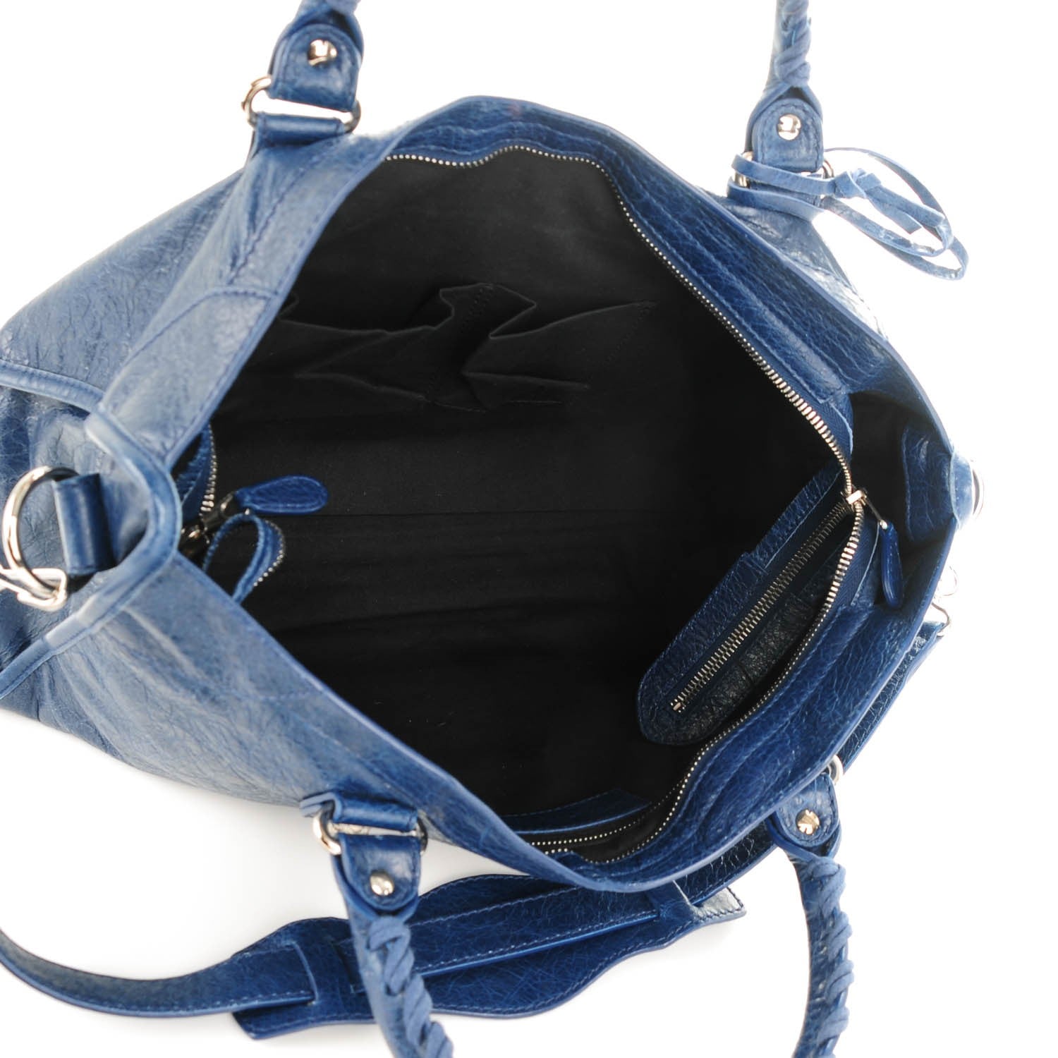 Balenciaga Agneau Giant 12 Silver Hardware City Bleu Mineral Light Bleu Mineral 6 of 8