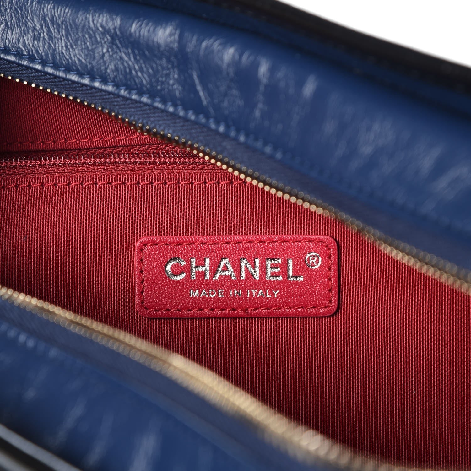 Chanel Aged Calfskin Quilted Large Gabrielle Hobo Navy Black 6 of 8