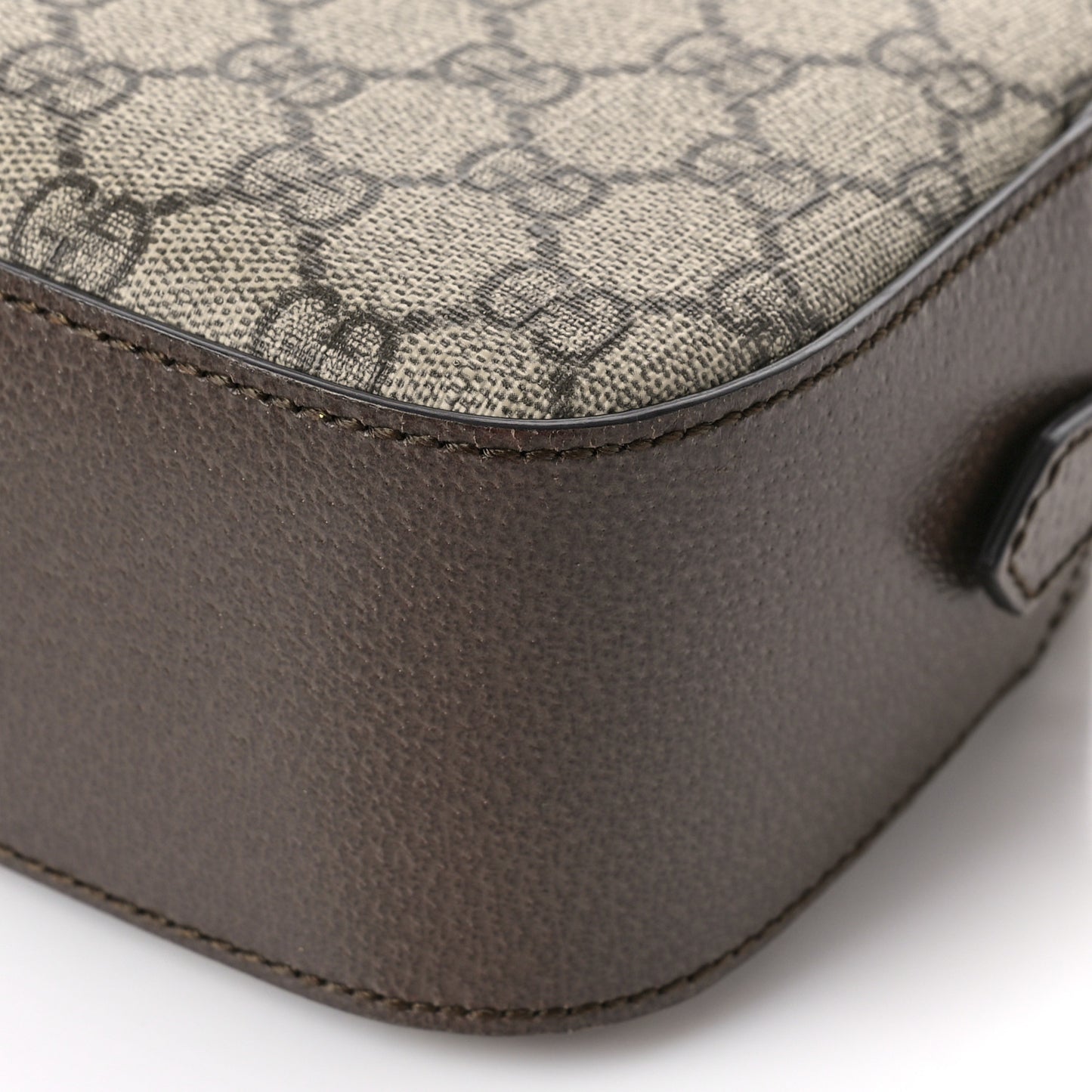 GG Supreme Monogram Web Neo Vintage Shoulder Bag Beige New Acero Crop