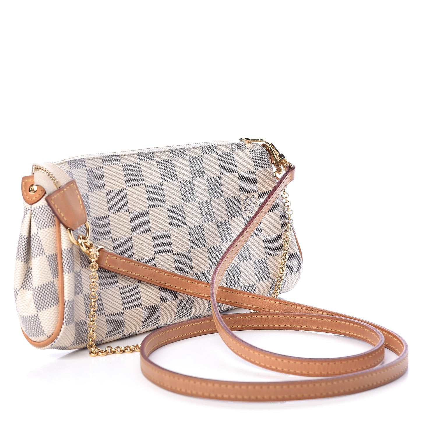 Louis Vuitton Damier Azur Eva Clutch 3 of 10