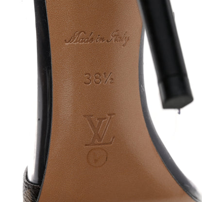 Louis Vuitton Monogram PVC Call Back Pumps 38.5 Black 8 of 10