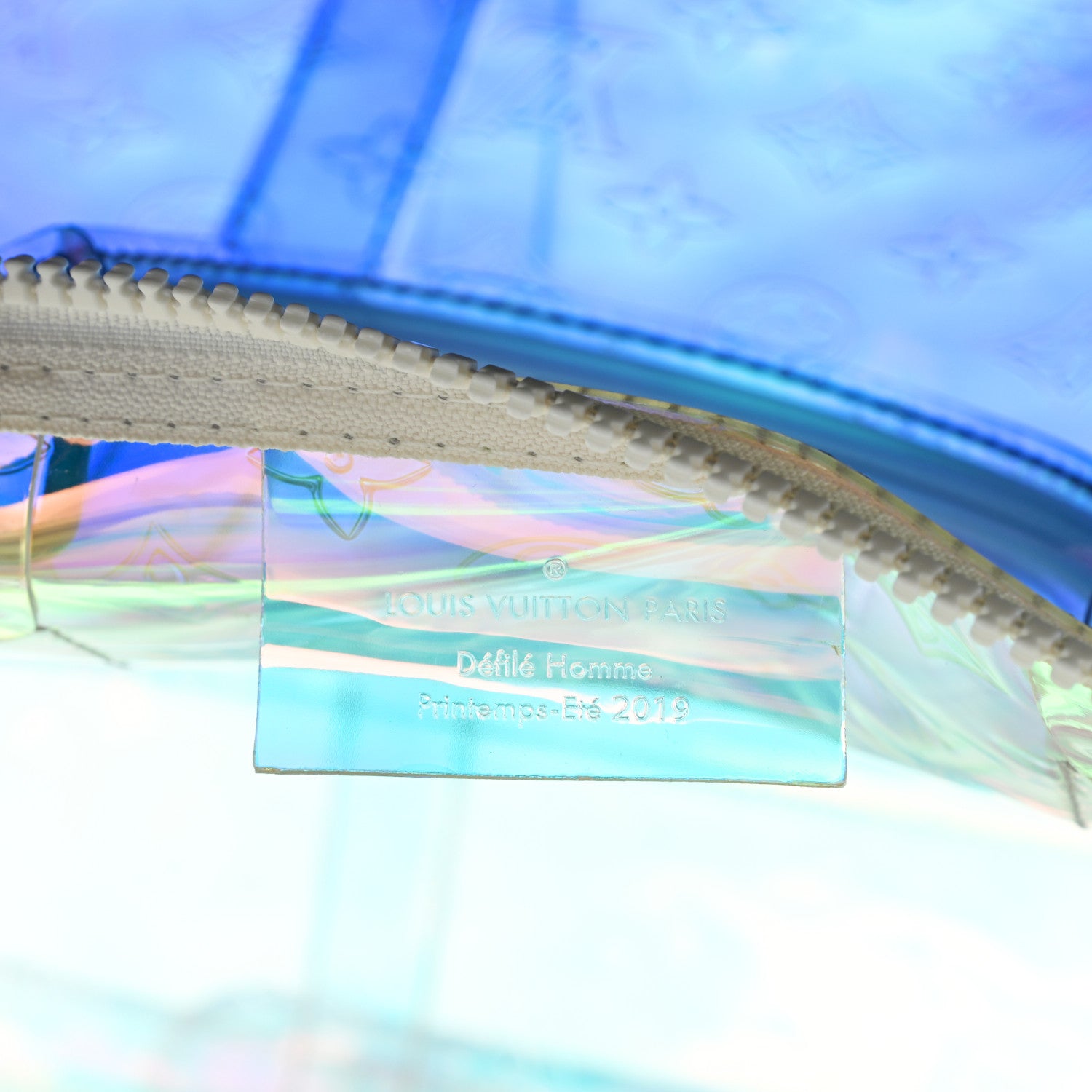 Louis Vuitton PVC Monogram Keepall Bandouliere 50 Iridescent Prism 6 of 8