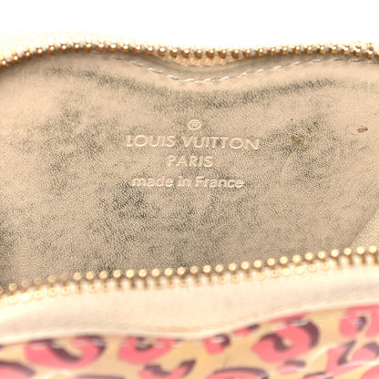 Louis Vuitton Vernis Leopard Coeur Heart Coin Purse Blanc Corail 6 of 11