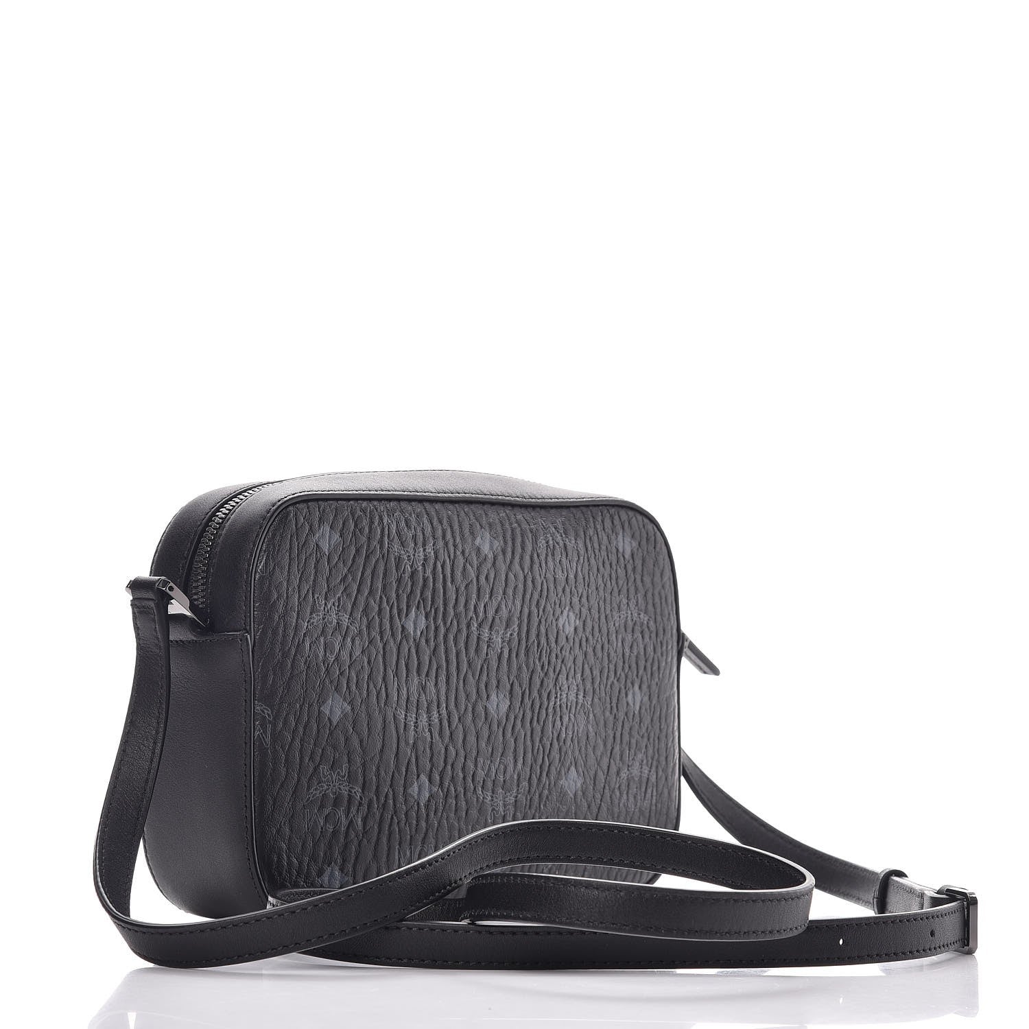 MCM Visetos Mini Camera Crossbody Bag Black 3 of 16