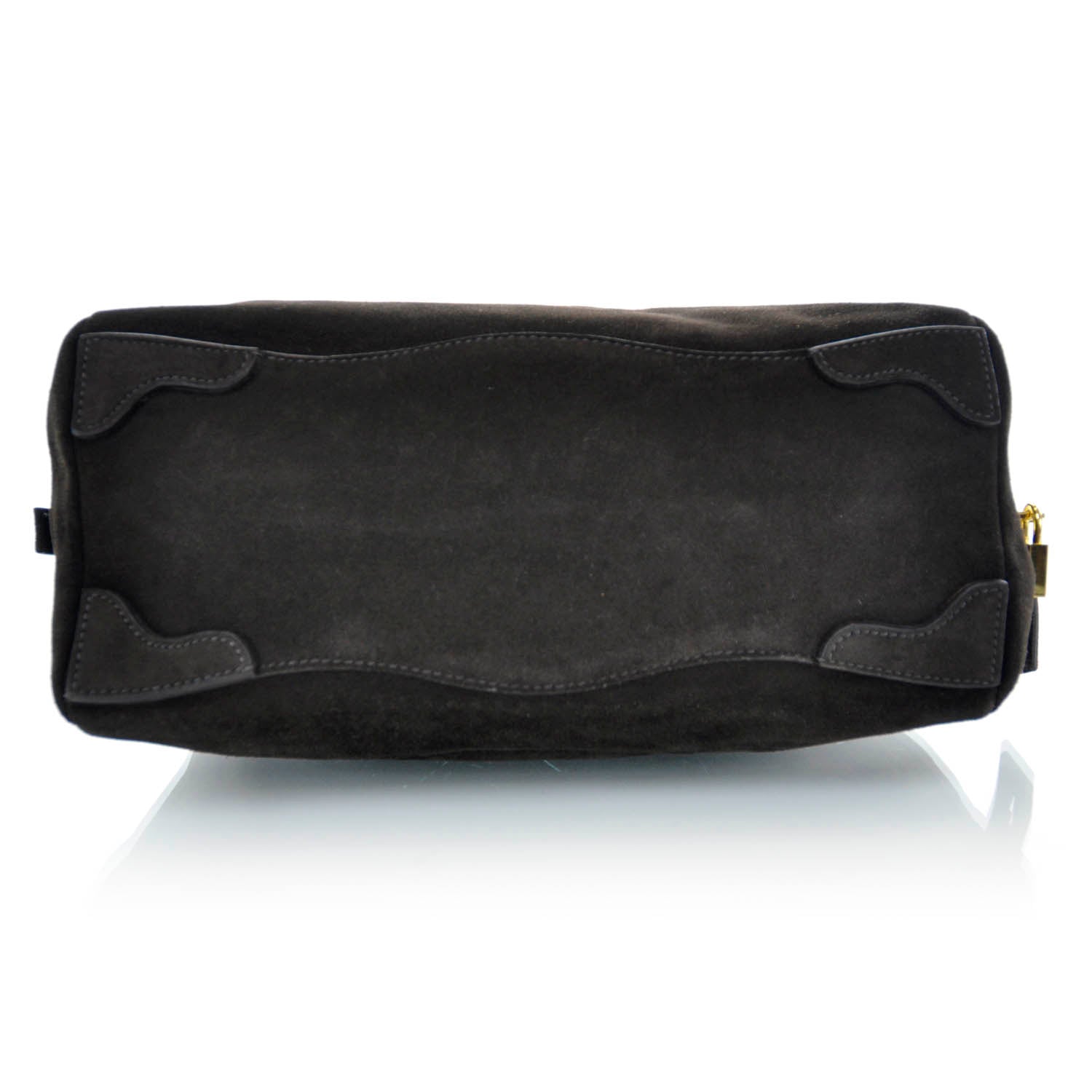 Prada Suede Scamosciato Logo Bag 5 of 11