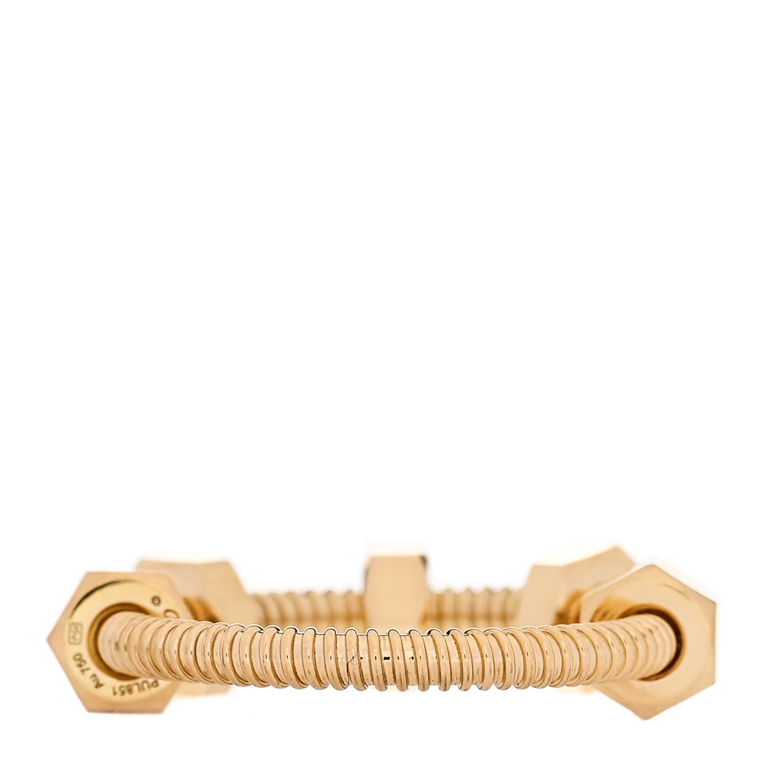 Cartier 18K Yellow Gold Ecrou De Cartier Ring 54 6.75 3 of 5