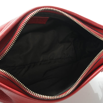 Gucci Pebbled Calfskin Soho Cosmetic Case Tabasco Red 5 of 8