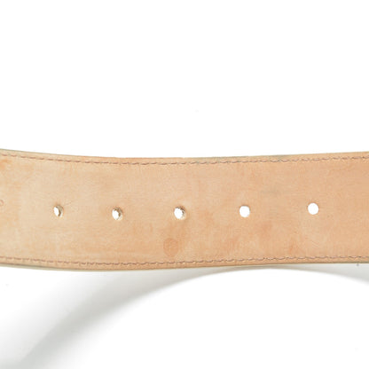 Louis Vuitton Damier Azur 40mm LV Initiales Belt 80 32 6 of 9