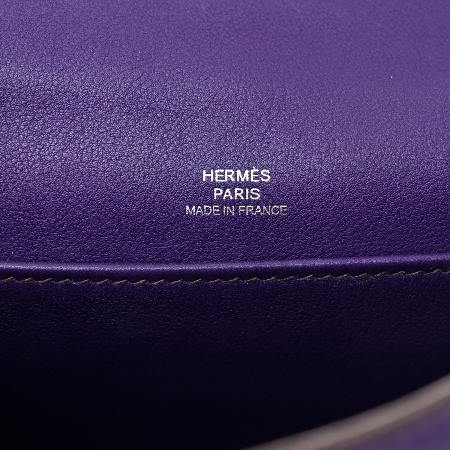 Hermes Swift Kelly Pochette Clutch Iris 7 of 12