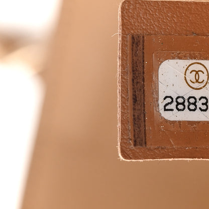 Chanel Bullskin Stitched Medium Shopping Bag Beige 7 of 11