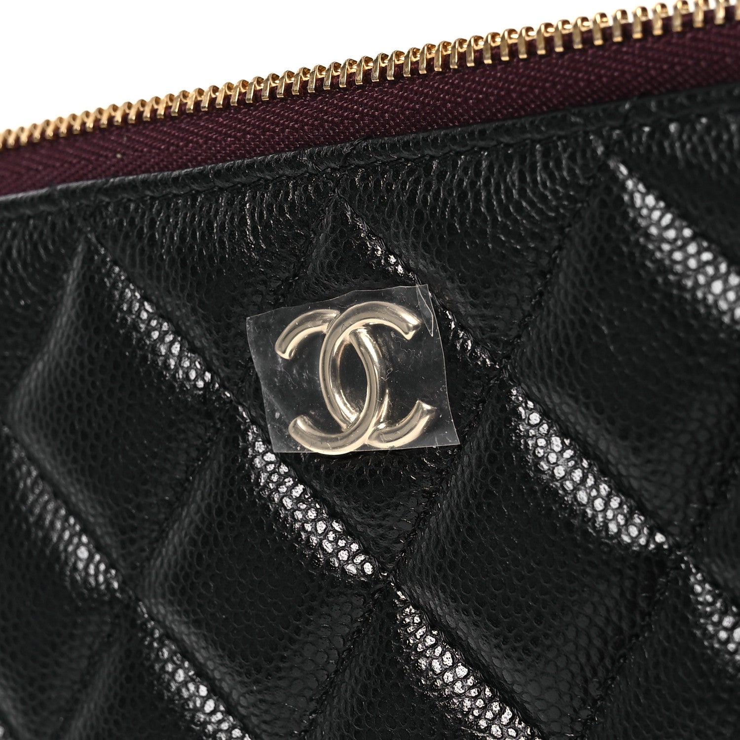 Chanel Caviar Quilted Cosmetic Case Black 9 of 10
