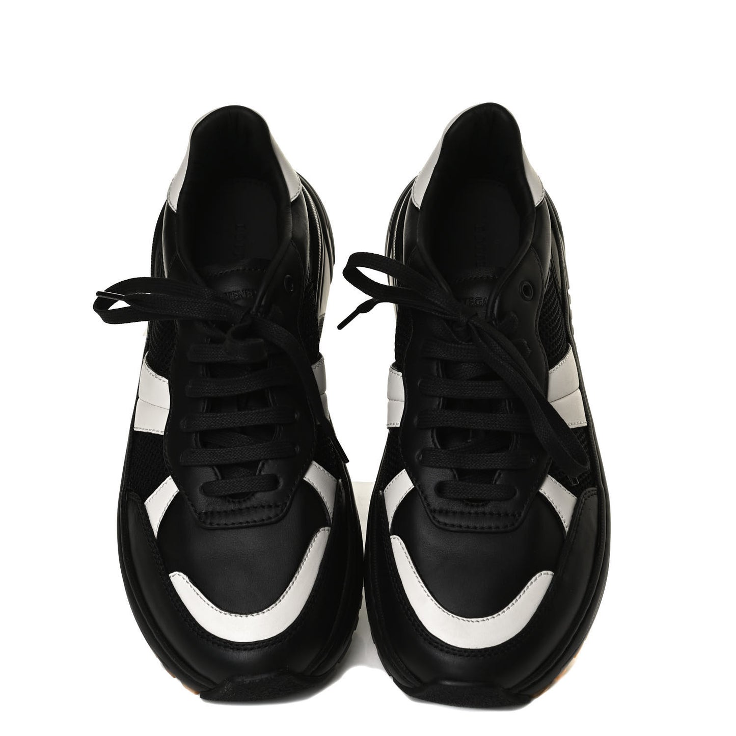 Calfskin Technical Mesh Speedster Sneakers 42 Black
