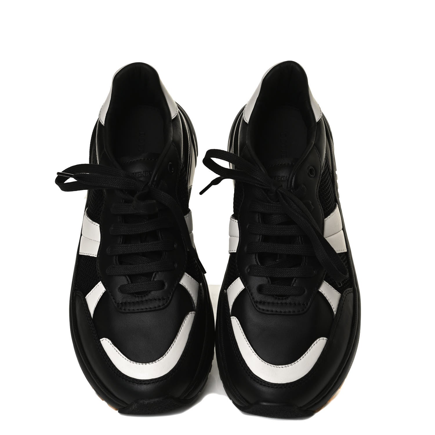 Bottega Veneta Calfskin Technical Mesh Speedster Sneakers 42 Black 5 of 10