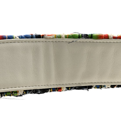 Chanel Lambskin Tweed Waist Bag Ecru Red Blue 13 of 13
