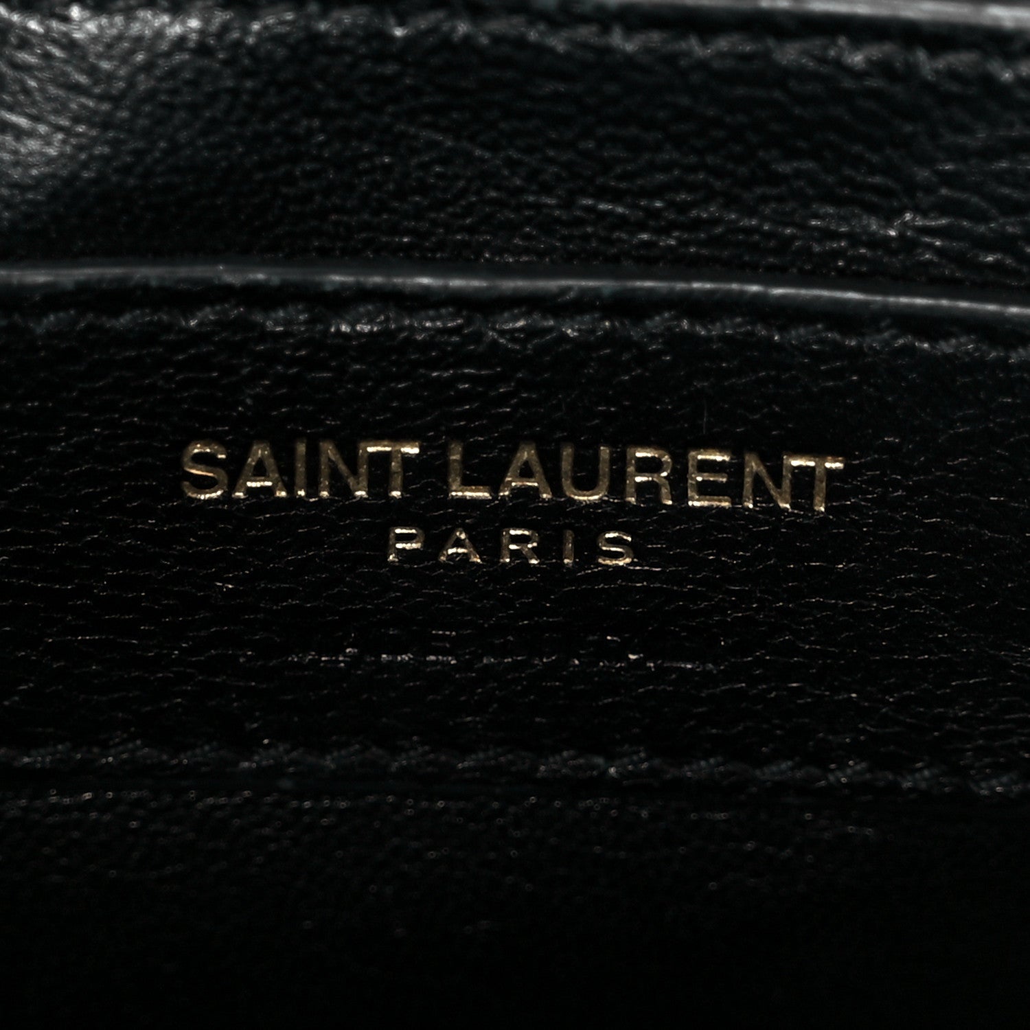 Saint Laurent Grain De Poudre Matelasse Chevron Medium Monogram Satchel Black 7 of 11