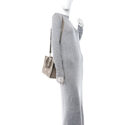 Louis Vuitton Empreinte Monogram Giant Onthego PM Tourterelle Creme 2 of 10