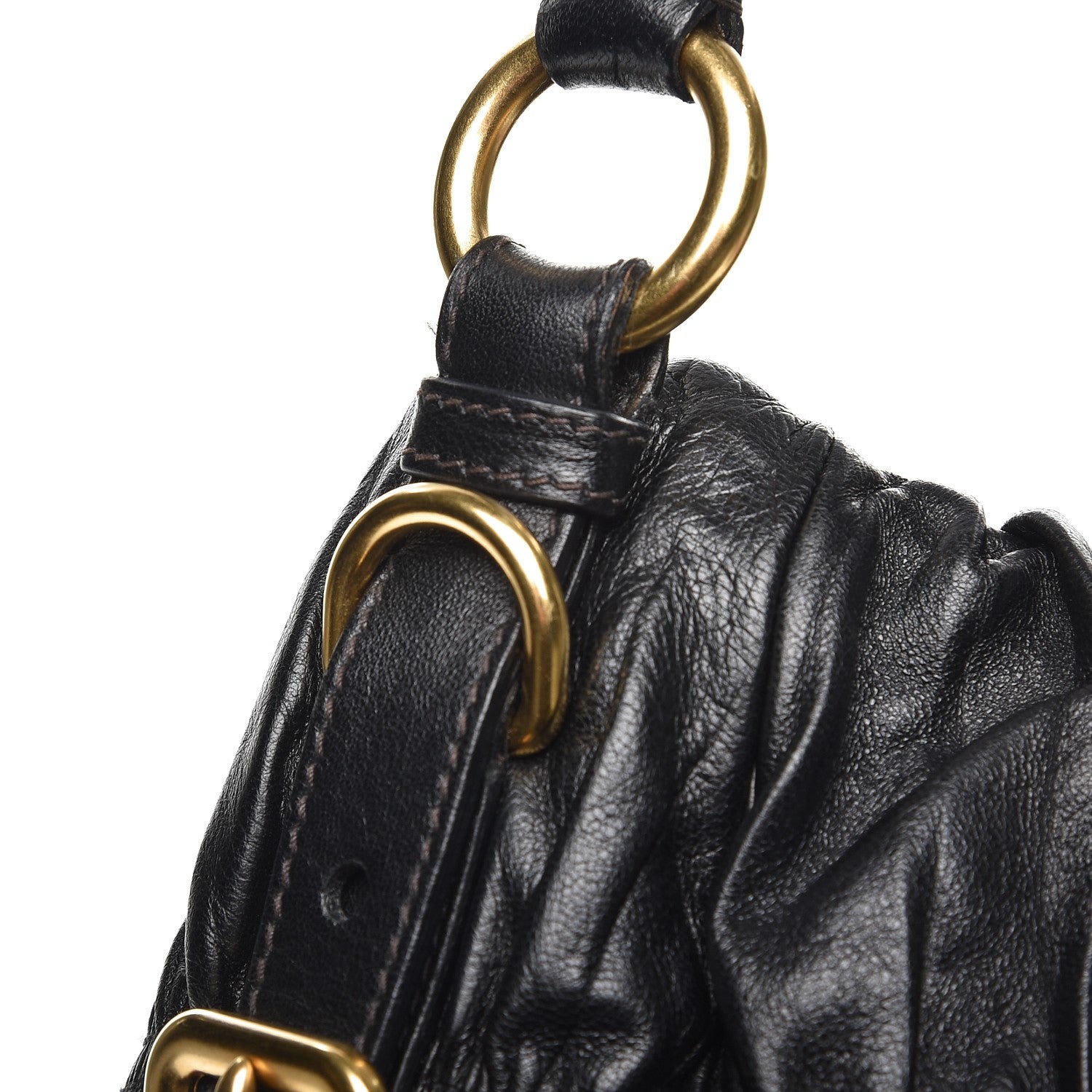 Prada Nappa Gaufre Hobo Nero Black 8 of 12