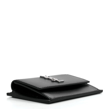 Saint Laurent Ultra Soft Calfskin Coin Wallet Black 3 of 13