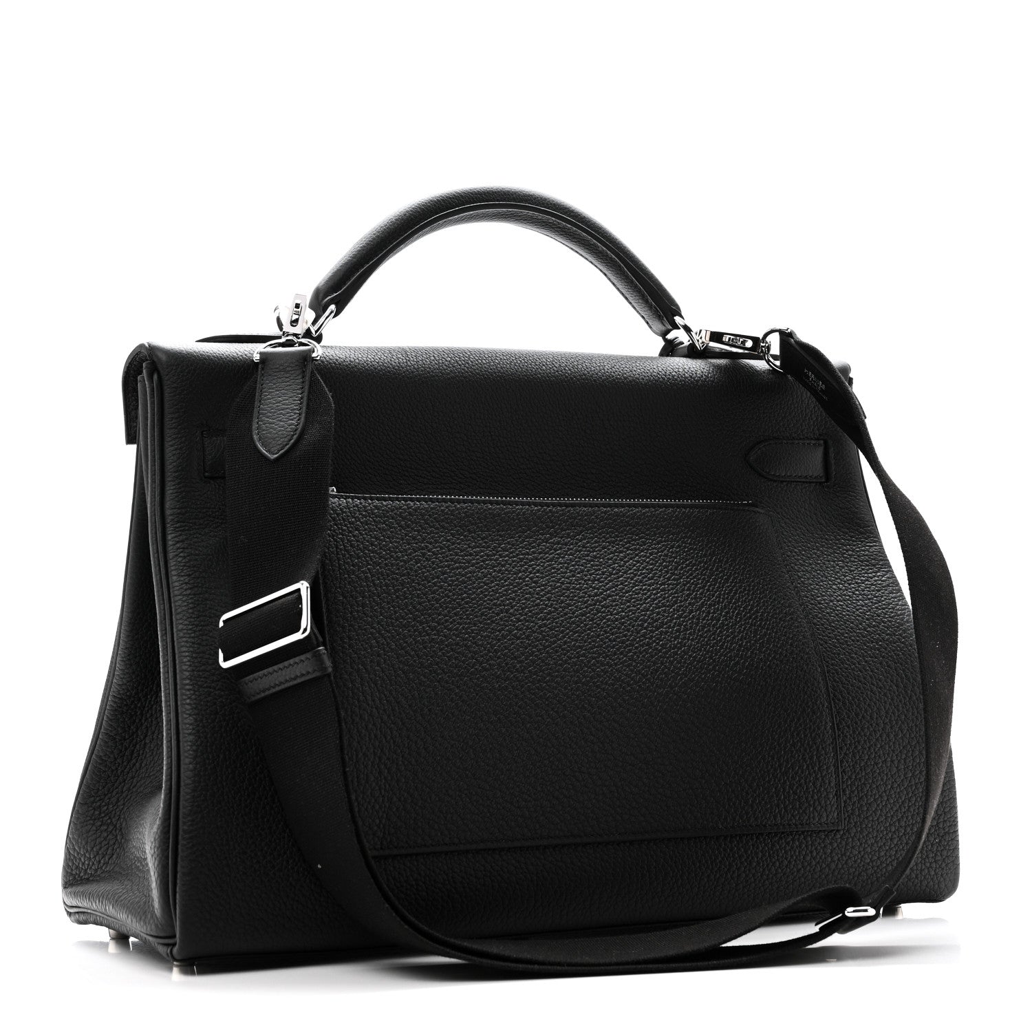 Hermes Togo Maxi Kelly Retourne 42 Black 3 of 11