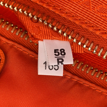 Prada Tessuto Nylon Saffiano Tote Papaya 8 of 17