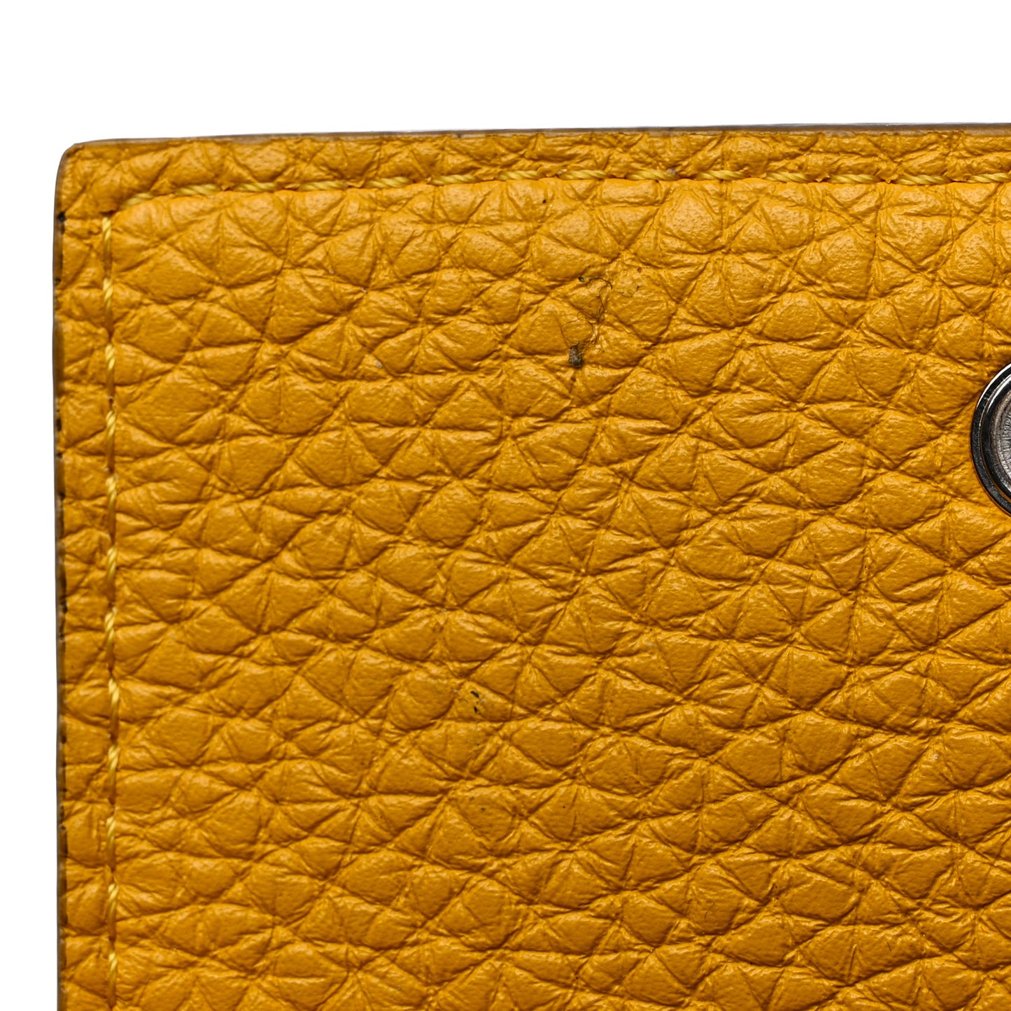 Cuoio Romano Monochrome Tri-Fold Wallet Sunflower