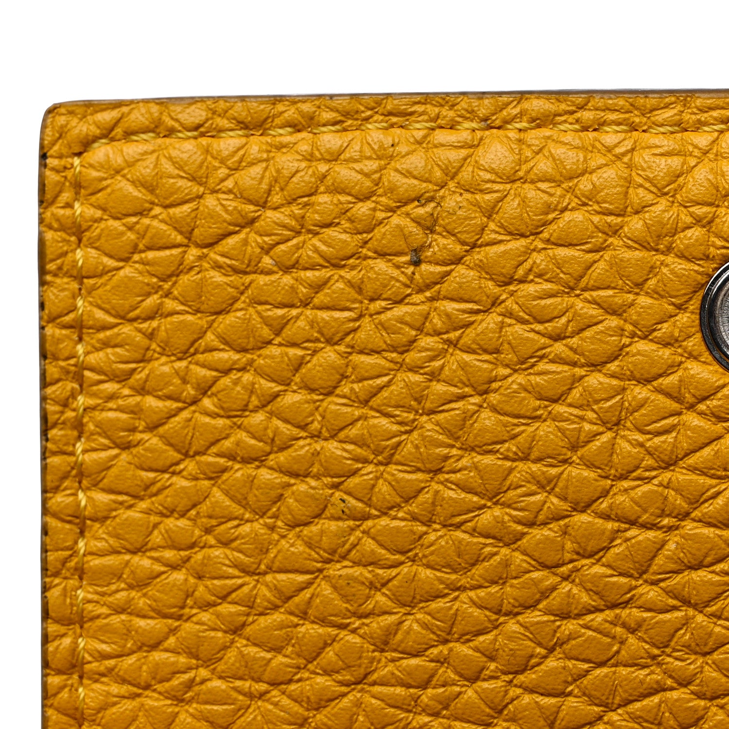 Fendi Cuoio Romano Monochrome Tri-Fold Wallet Sunflower 9 of 10