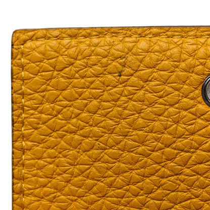 Fendi Cuoio Romano Monochrome Tri-Fold Wallet Sunflower 9 of 10