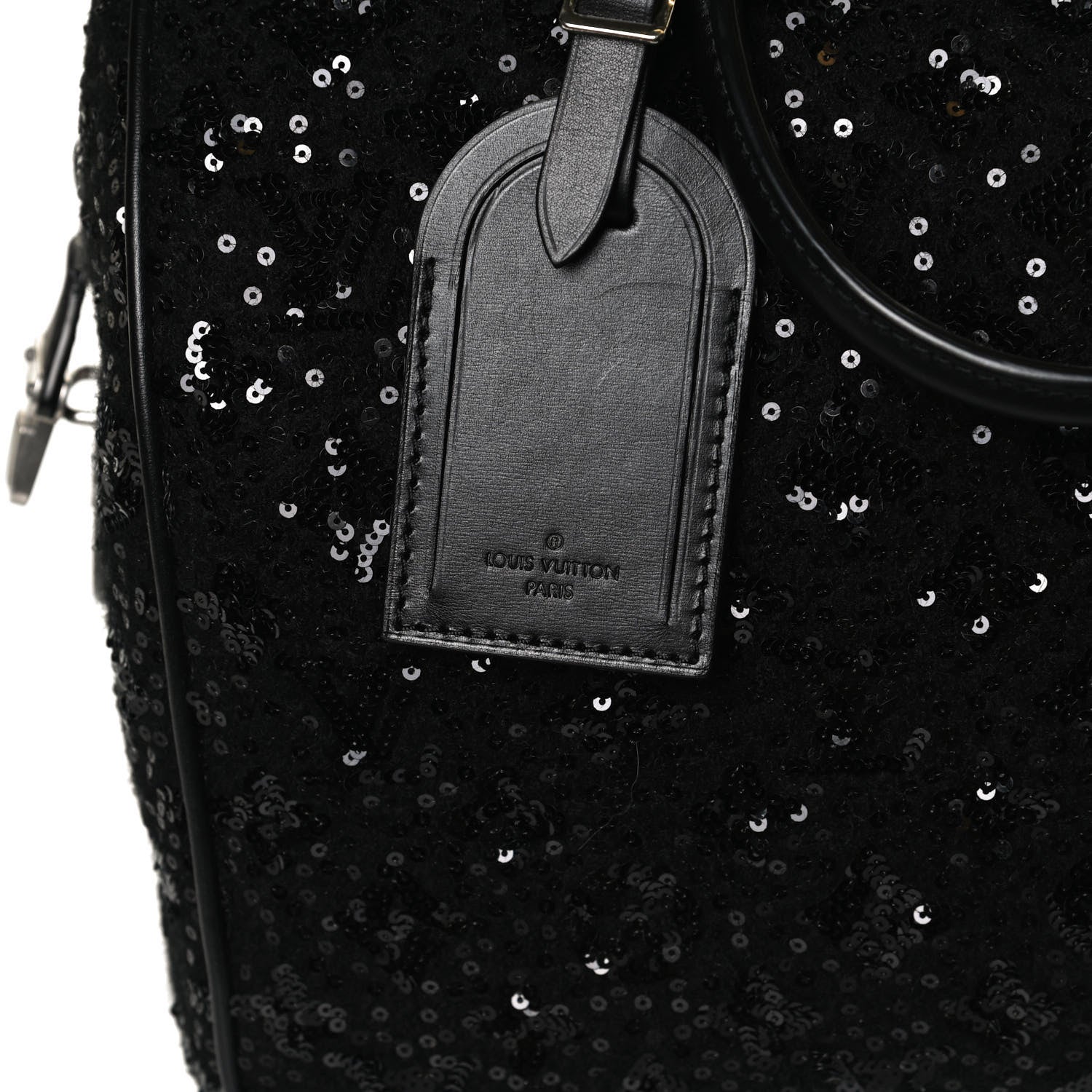 Louis Vuitton Sequin Monogram Sunshine Express Speedy Black 10 of 12