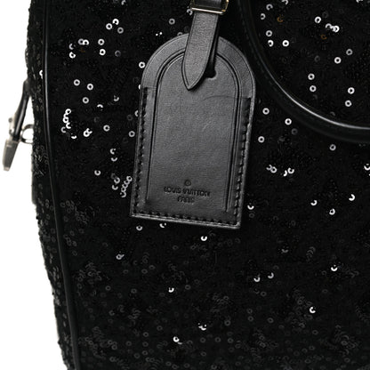Louis Vuitton Sequin Monogram Sunshine Express Speedy Black 10 of 12