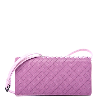 Bottega Veneta Nappa Intrecciato Continental Wallet With Strap Twilight 1 of 12