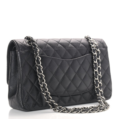 Chanel Caviar Quilted Medium Double Flap Black 3 of 9