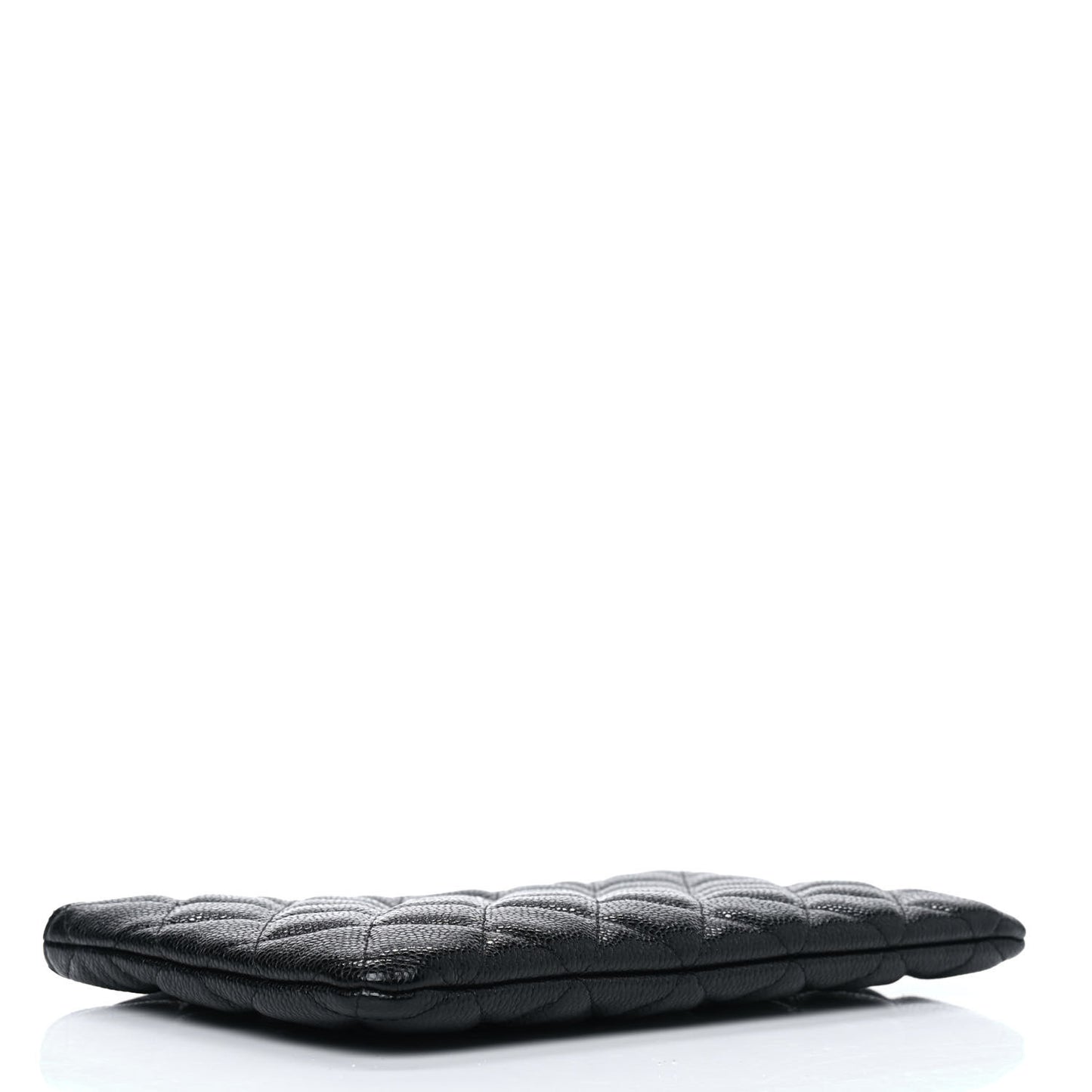 Caviar Quilted Cosmetic Case Black
