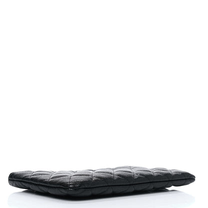 Chanel Caviar Quilted Cosmetic Case Black 3 of 4