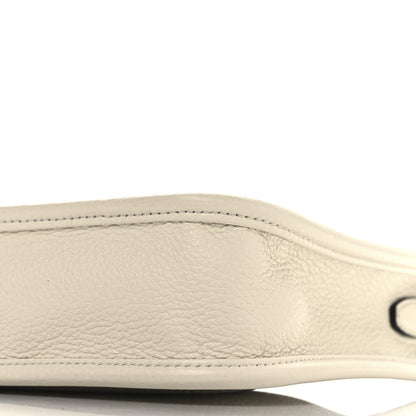 Prada Vitello Daino Soft Mini Hobo Messenger Bag White 8 of 8
