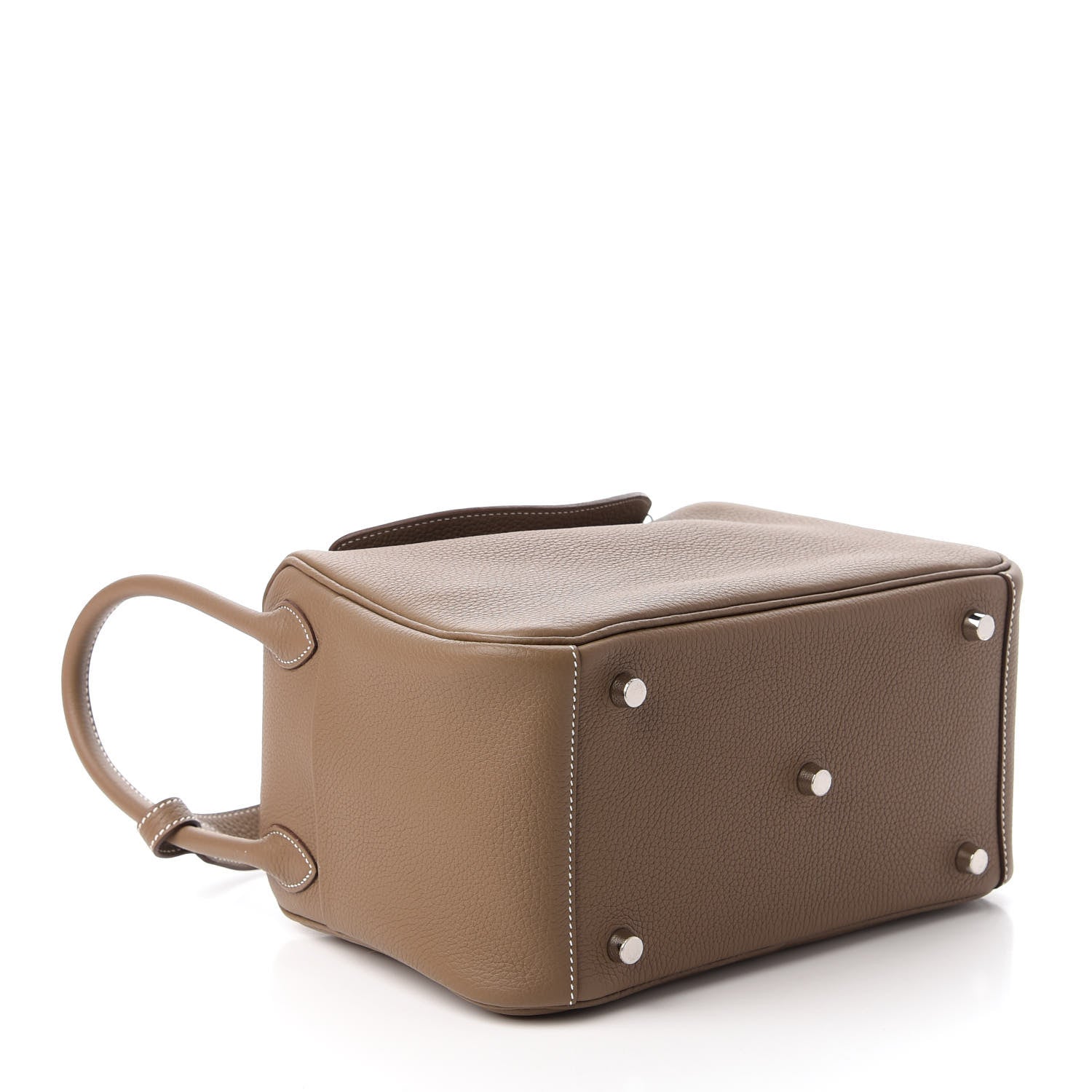 Hermes Taurillon Clemence Lindy 26 Etoupe 4 of 10