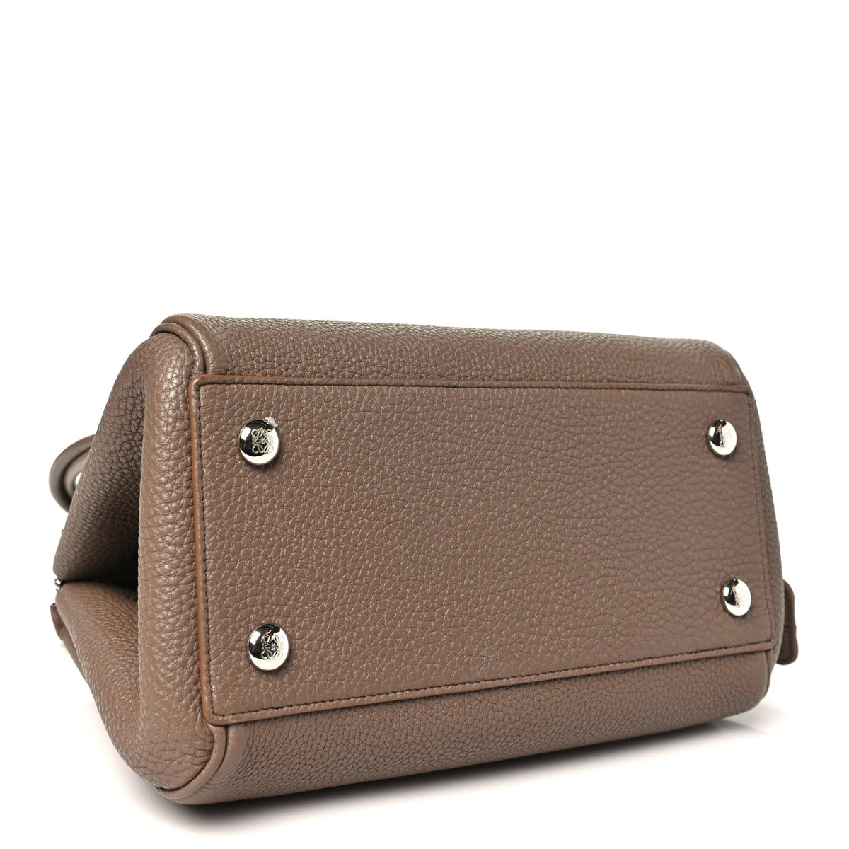 Loewe Grained Calfskin Small Madrid Bag  Taupe 4 of 9