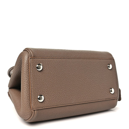 Loewe Grained Calfskin Small Madrid Bag  Taupe 4 of 9