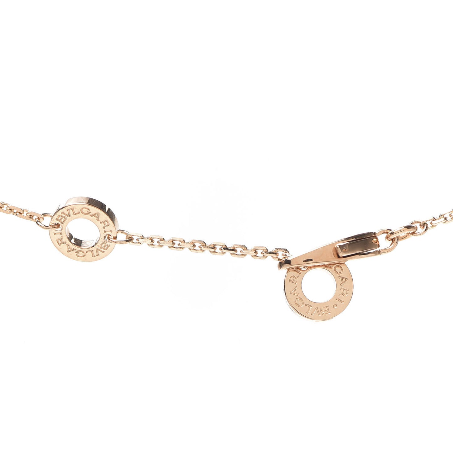 18K Rose Gold Diamond Mother of Pearl Divas' Dream Pendant Necklace