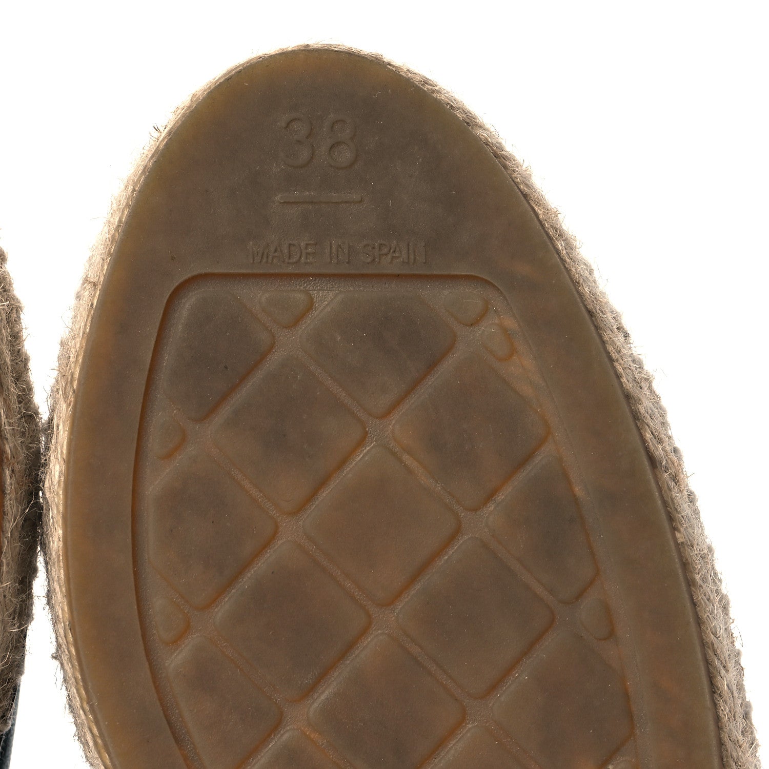 Chanel Lambskin CC Espadrilles 38 Black 7 of 9