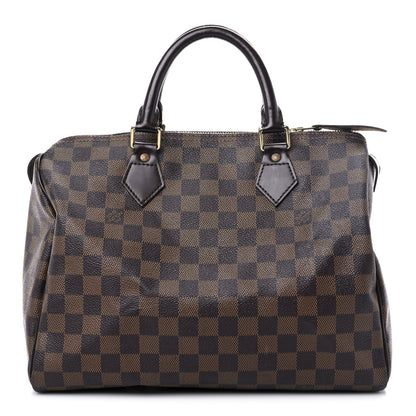 Louis Vuitton Damier Ebene Speedy 30 1 of 17