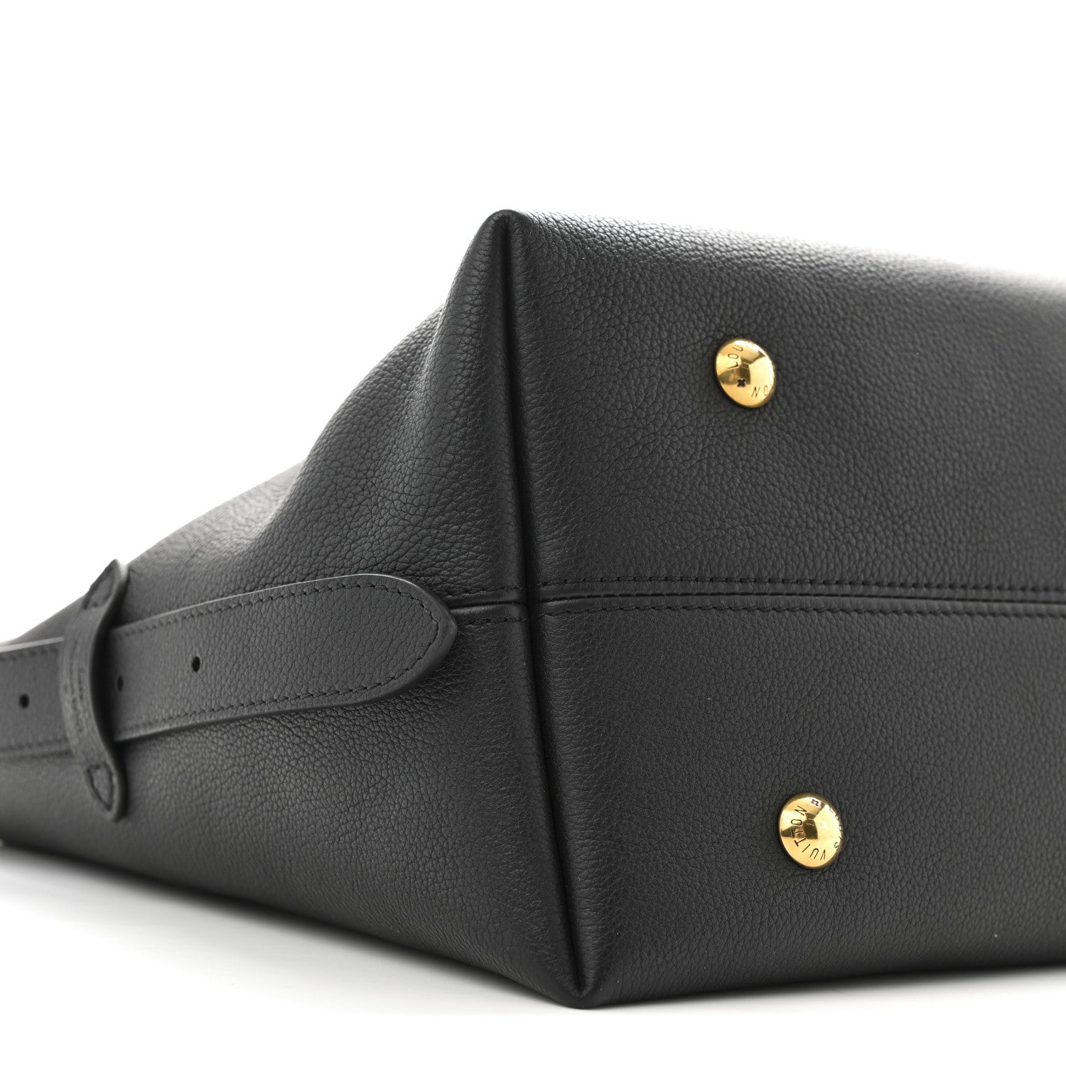 Louis Vuitton Grained Calfskin Low Key Hobo MM Black 9 of 11