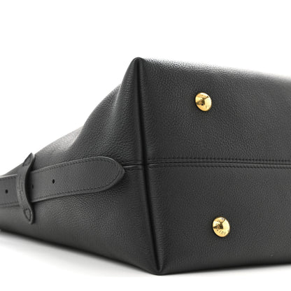 Louis Vuitton Grained Calfskin Low Key Hobo MM Black 9 of 11