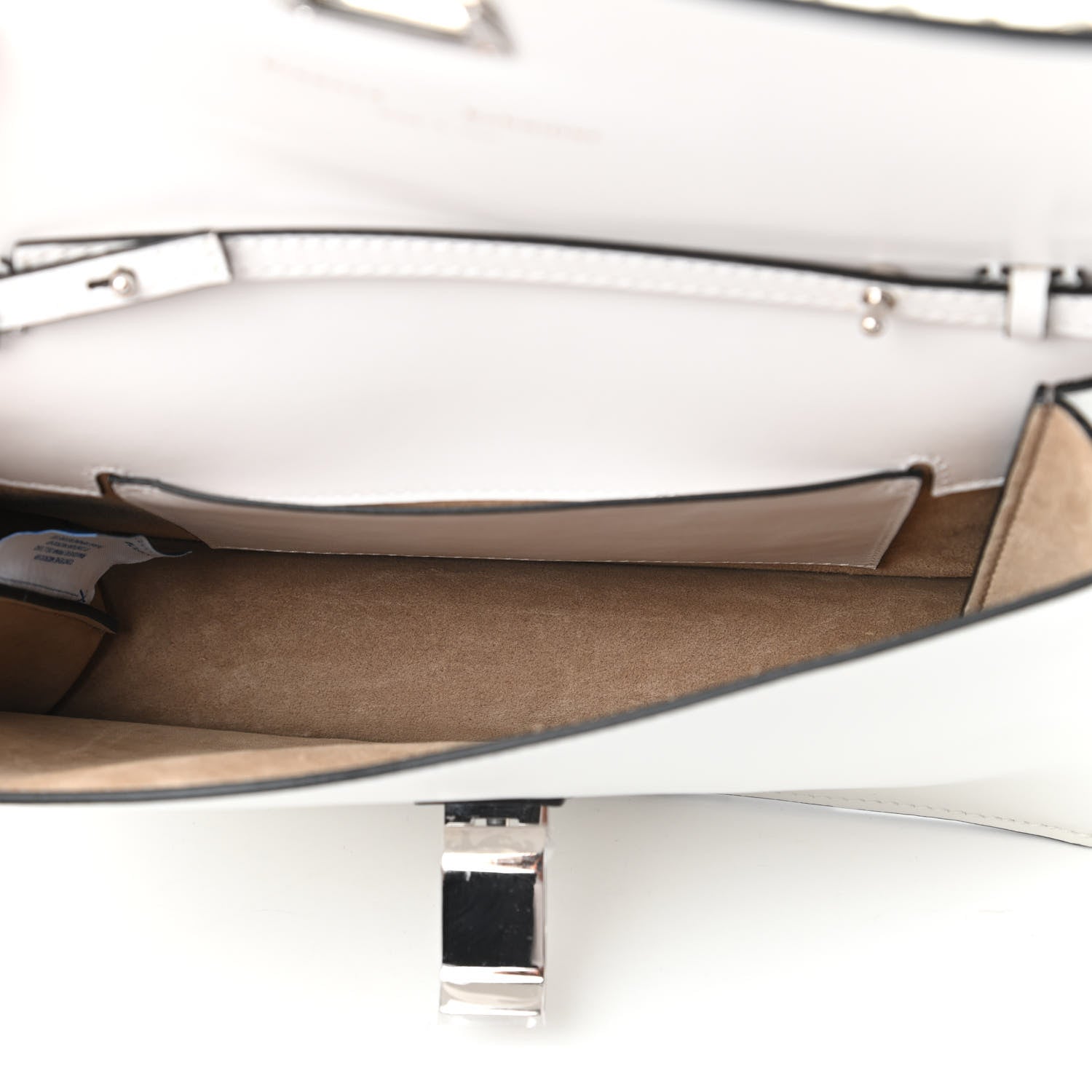 Proenza Schouler Calfskin Lambskin Studded Small Lunch Bag White 5 of 12