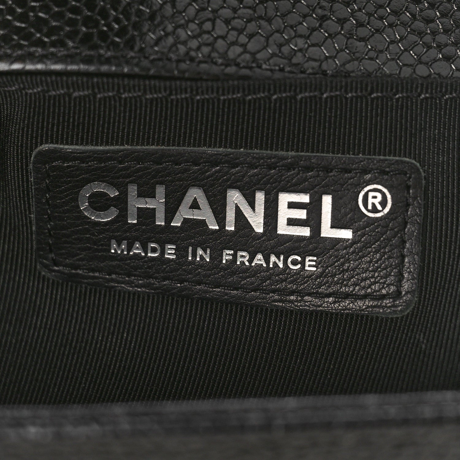 Chanel Caviar Chevron Quilted Small Boy Flap Black 6 of 9