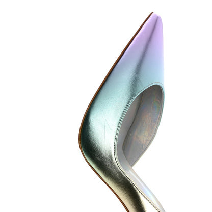 Christian Louboutin Iridescent Nappa Lam Licorne Iriza 100 Pumps 38 Multicolor 8 of 13