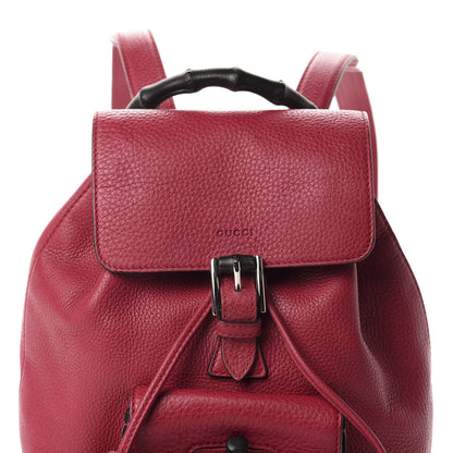 Gucci Cellarius Calfskin Small Bamboo Backpack Petunia 9 of 9
