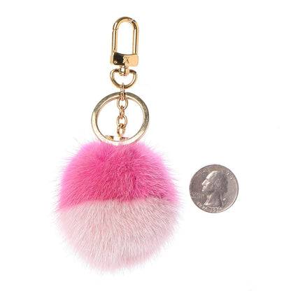 Louis Vuitton Mink Fluo Bubble Bag Charm Key Holder Pink 2 of 4