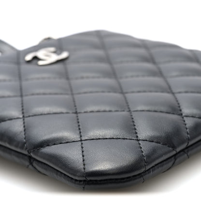Chanel Lambskin Quilted Uniform Crossbody Bag Black 10 of 11