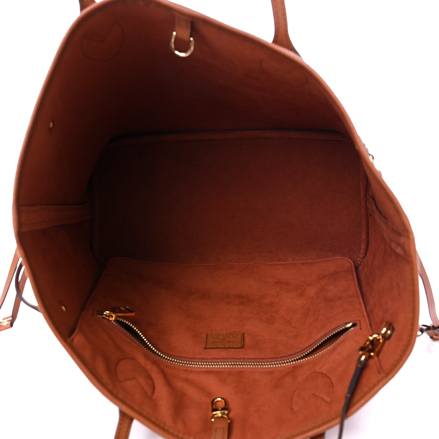 Louis Vuitton Empreinte Monogram Giant Neverfull MM Cognac 6 of 9